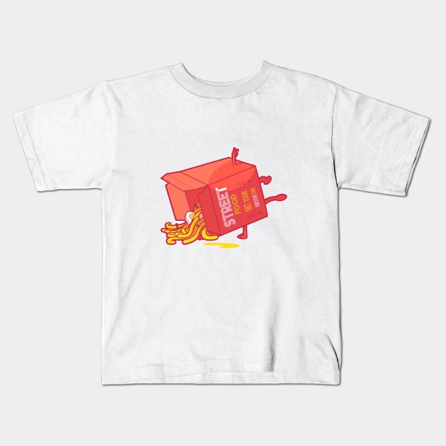 Chinese Food Dancing Kids T-Shirt by pedrorsfernandes
